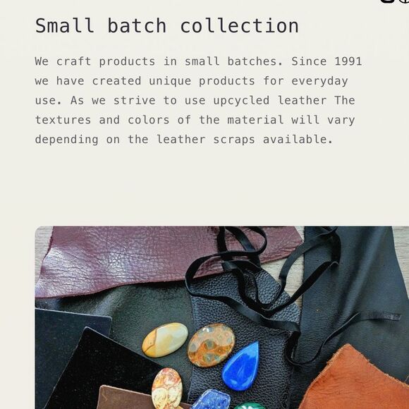 Atlas Goods Handmade Bohemian Brown Stingray Leather Evil Eye Messenger Bag - Picture 5 of 7